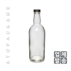 유리 매실주병_500ml 플라스틱마개 (1box-24개)