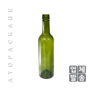 녹색유리 와인병_375ml (1box-35개)